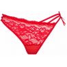 String rouge dentelle Axami