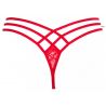 String rouge dentelle Axami