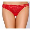 String rouge dentelle Axami