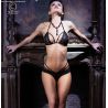 Ensemble lingerie dentelle bleu, rouge ou noir