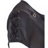T-shirt simili cuir noir homme