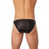 Slip homme noir sexy simili cuir