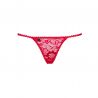 Mini string dentelle rouge