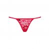 Mini string dentelle rouge