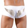 Boxer blanc homme microfibre