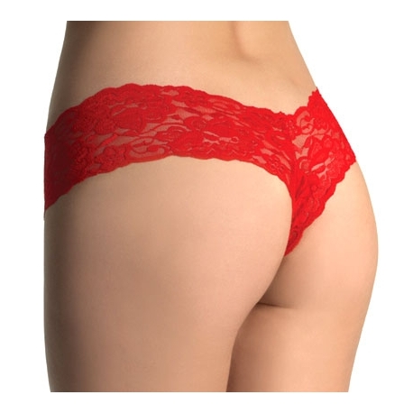 Mini tanga couleur rubis