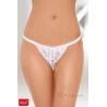 Culotte ouverte dentelle blanche