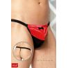 String sexy homme rouge et noir