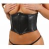 Serre Taille simili cuir zippé et lacé