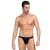 String homme noir résille 