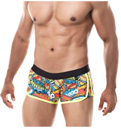 Boxer homme coloré motif Cartoon