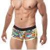 Boxer homme coloré motif Cartoon