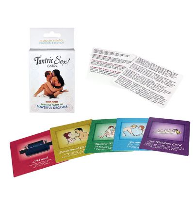 Jeu de Cartes Erotiques pour couple Tantric Sex Cards