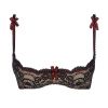 soutien gorge redresse seins noir et rouge Axami