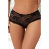 Shorty dentelle ouvert lacé