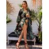 Peignoir manches longues fleuri Livco Corsetti