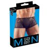 Boxer voile et lycra noir effet graphique 