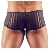 Boxer voile et lycra noir effet graphique 