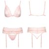 Ensemble lingerie rose pastel Kissable