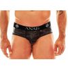 Slip homme noir imprimé militaire Anaïs For Men