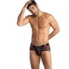 Mini boxer tulle transparent noir et imprimé couleur
