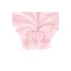 Culotte shorty lycra et dentelle rose pastel