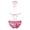 Maillot de bain mode léopard et rose