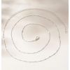 Chaîne de taille minimaliste argentée