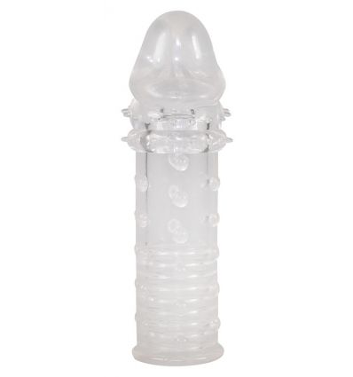 Gaine extension de pénis flexible silicone