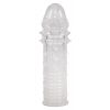 Gaine extension de pénis flexible silicone
