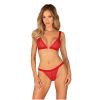 Ensemble lingerie 2 pièces rouge St Valentin