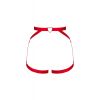 Harnais jarretelles rouge