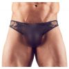 slip homme noir dentelle