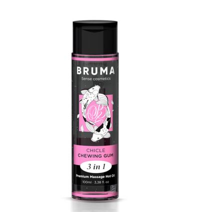 Huile de massage vegan chewing gum 