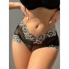 Boxer femme dentelle noir et blanc