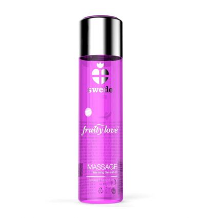 Huile de massage framboise rhubarbe 