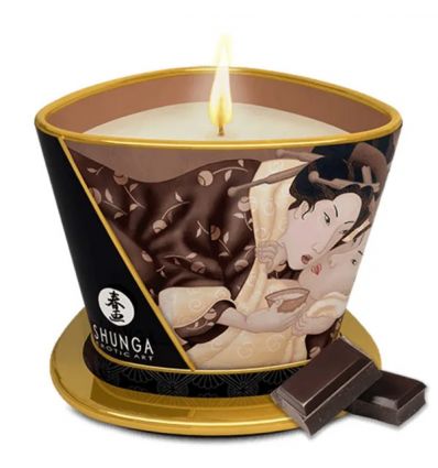 Bougie de massage chocolast - Shunga