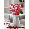 5 Batonnets coeur St Valentin scintillants