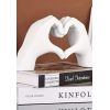 Sculpture mains forme de coeur