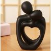 Sculpture figurine couple blanc ou noir
