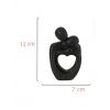 Sculpture figurine couple blanc ou noir
