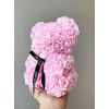 Ours en fleur rose pastel St Valentin 