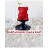 Bougie parfumée Saint Valentin ours d'amour rouge
