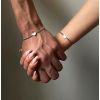 2 bracelets argenté couple coeur