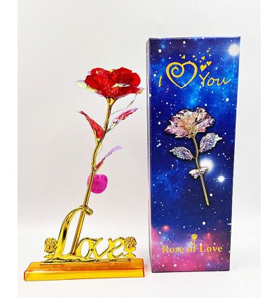 Coffret cadeau lampe fleur