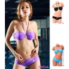 Maillot de bain sexy push up 2 pièces 3 coloris 