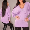 Pull sexy manches longues 3 coloris