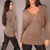 Pull sexy manches longues 3 coloris