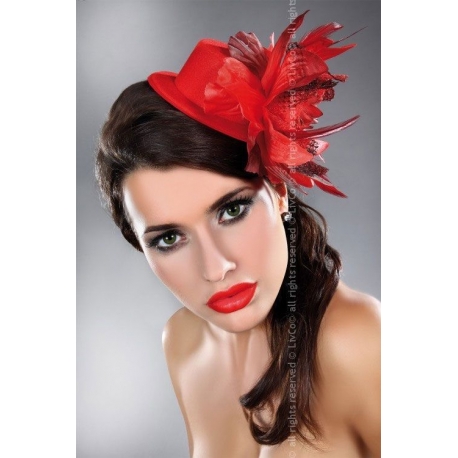 Mini chapeau bibi rouge