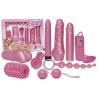 Coffret 9 sex toys rose bonbon